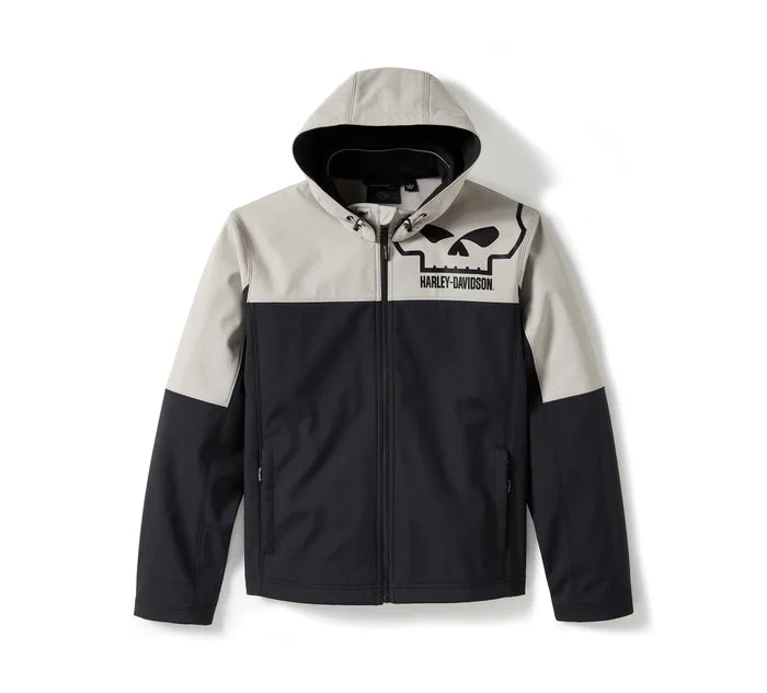 Men's Willie G Skull Water Repellent Softshell Jacket