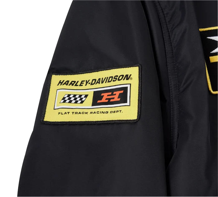 Men's At the Crank Bomber Jacket - Harley Black