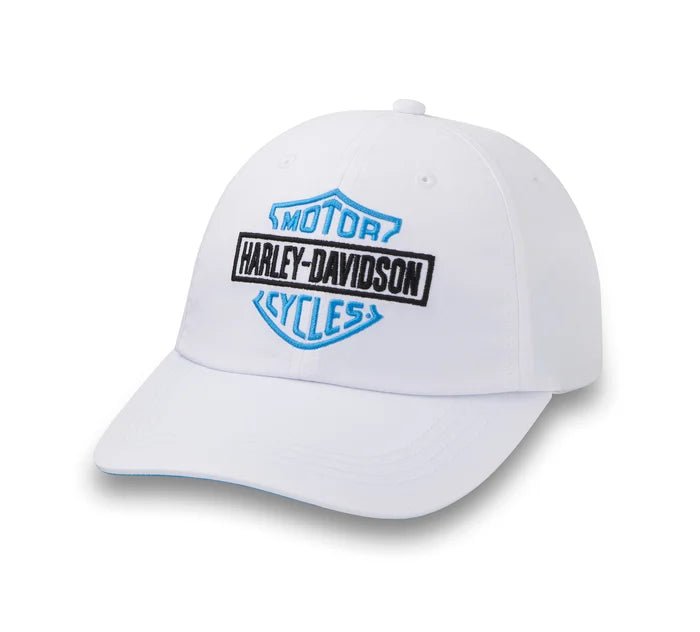 PROMOTION Women's Three Stars Bar & Shield Adjustable Cap - Bright White