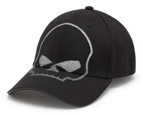 Harley-Davidson Baseball Cap Willie G Skull Reflective Softail black