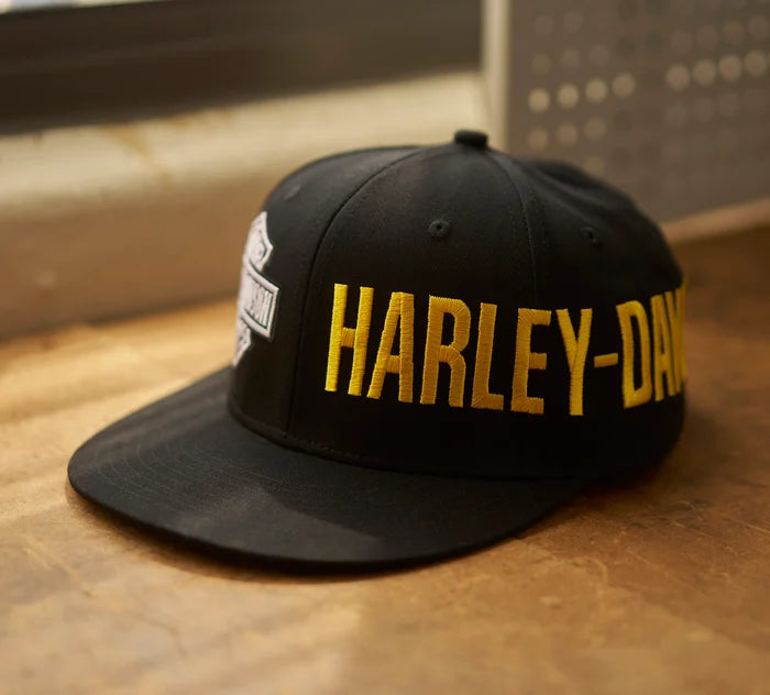 Highside Fitted Cap - Harley Black