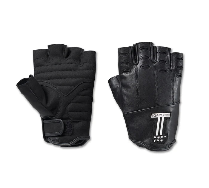 Men's Loyalist Fingerless Leather Gloves