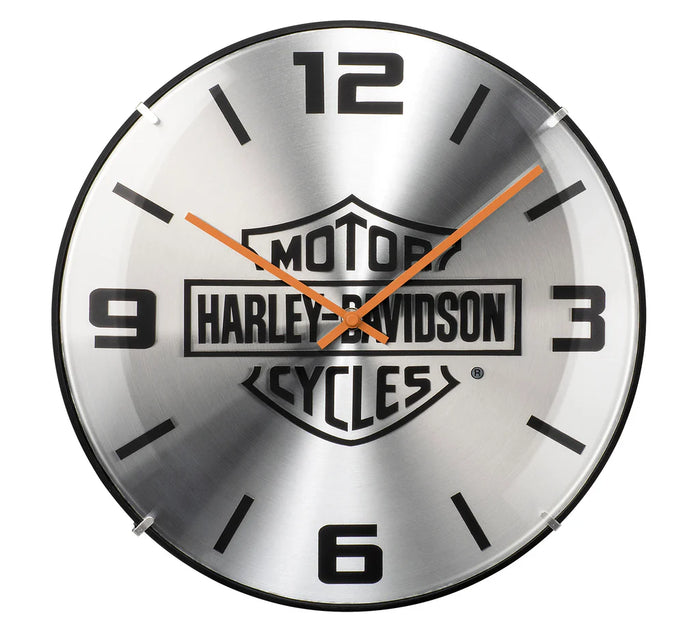 Bar & Shield Dome Clock