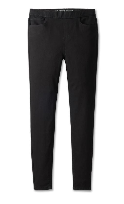 Women's Harley Davidson High Rise Skinny Pull On Jeans