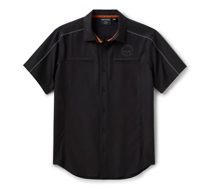 Harley-Davidson® Men's H-D TECH Willie G Skull Vented Shirt