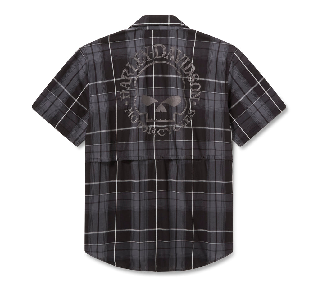 Harley-Davidson Men's Willie G Skull Vented Shirt 99112-26VM