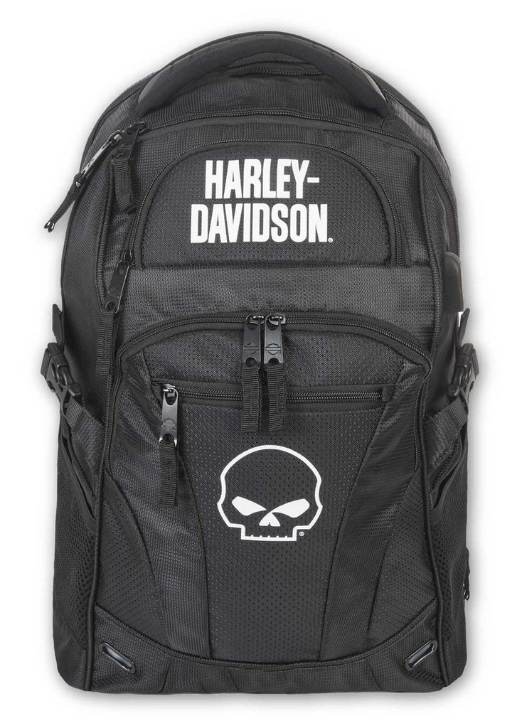Harley-Davidson® Willie G Skull Logo Renegade Lightweight Backpack - Black