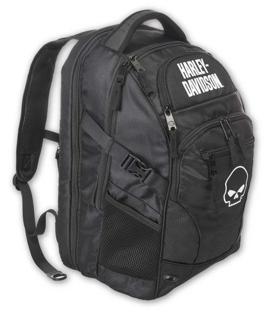 Harley-Davidson® Willie G Skull Logo Renegade Lightweight Backpack - Black