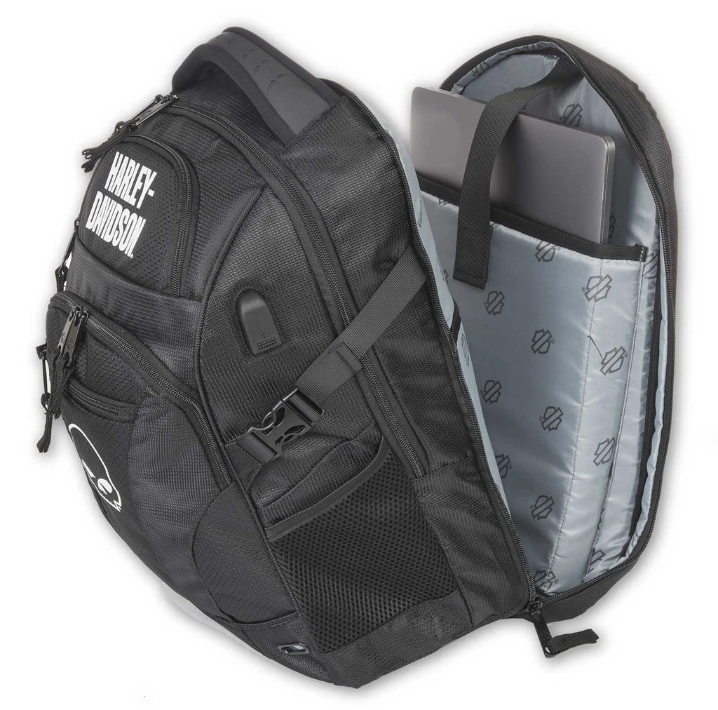 Harley-Davidson® Willie G Skull Logo Renegade Lightweight Backpack - Black