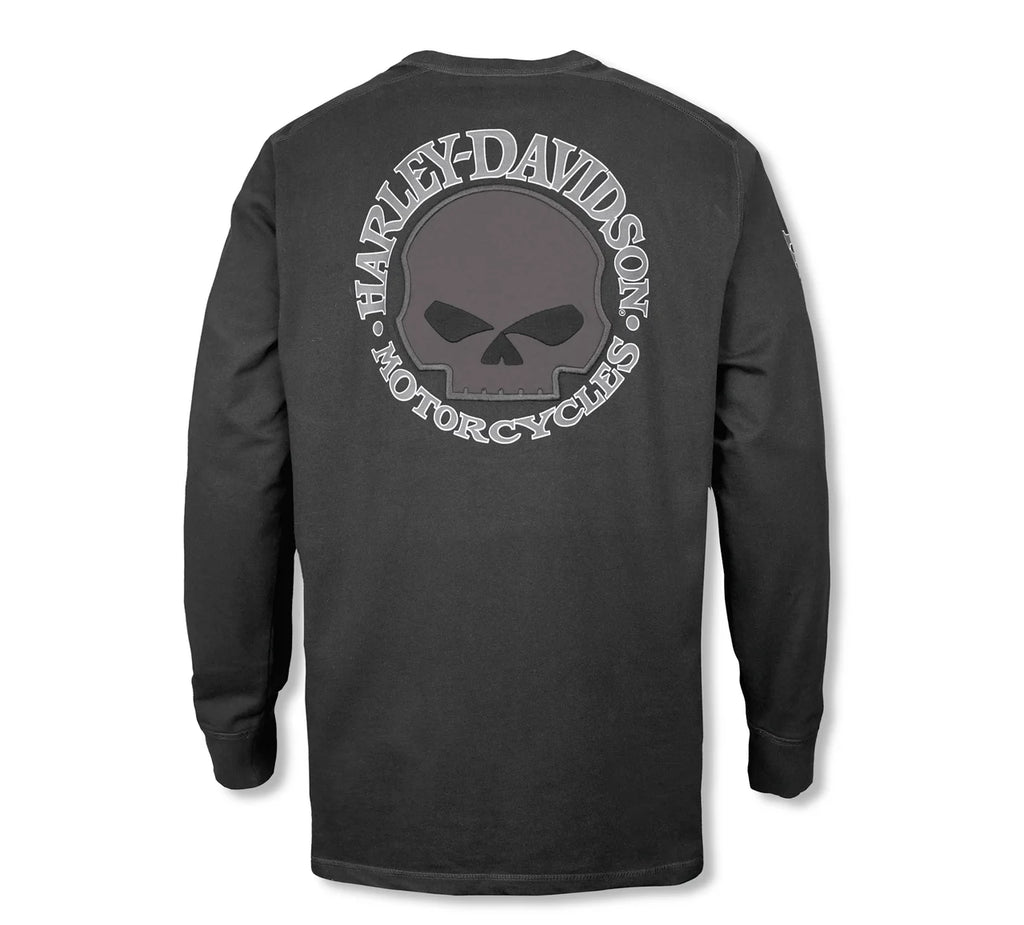 Willie G ™ Skull Long Sleeve Tee - Black