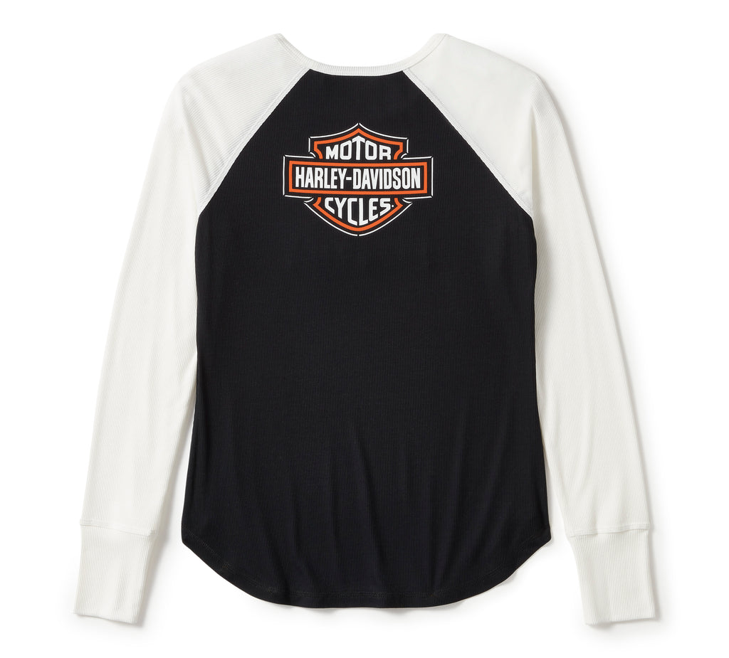 Harley-Davidson Women's Essential Arched Font Raglan 99297-25VW