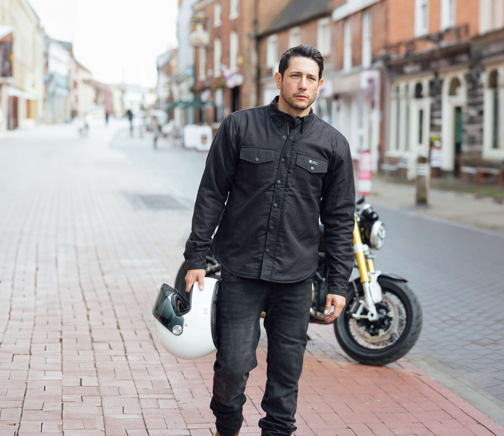Merlin Axe Riding Shirt Jacket Black