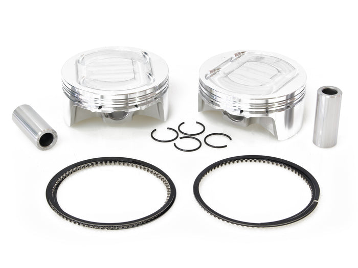 Std Pistons with 11.0:1 Compression Ratio. Fits Milwaukee-Eight 2017up with Big Bore 114ci to 128ci Engine. – CP Carrillo Pistons