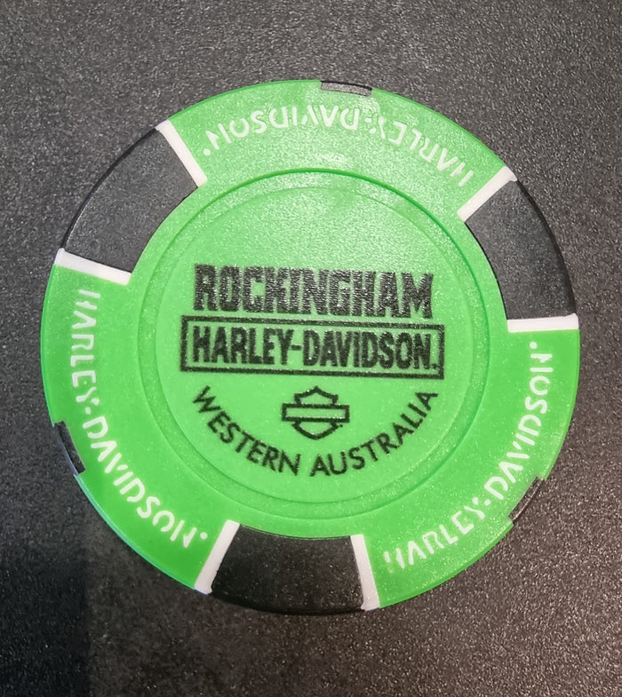 POKER CHIP - ROCKINGHAM HARLEY