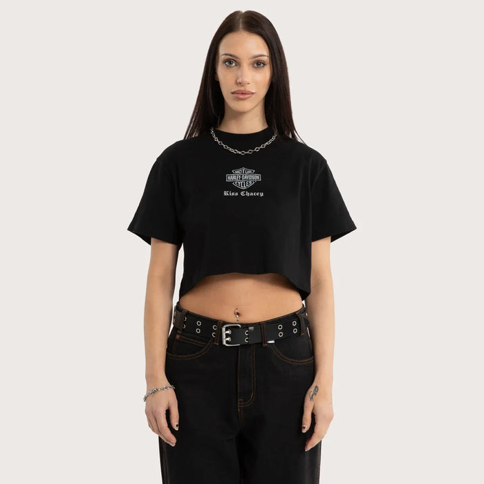 KSCY Rumble Crop Tee Jet Black