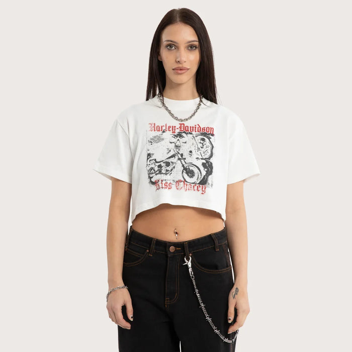 KSCY Breakout Crop Tee Natural White