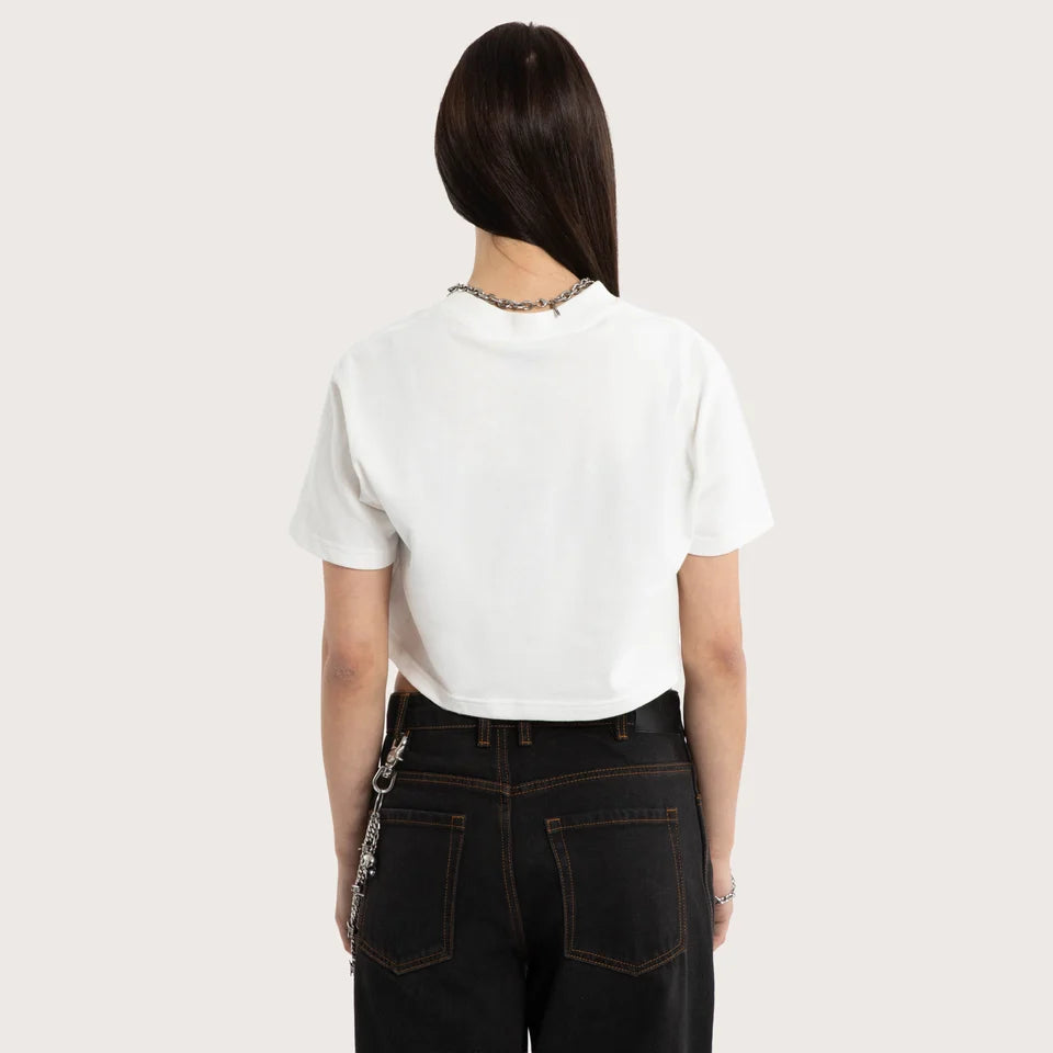 KSCY Breakout Crop Tee Natural White