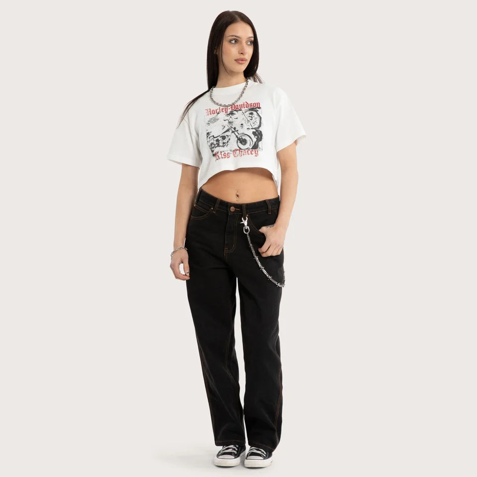 KSCY Breakout Crop Tee Natural White
