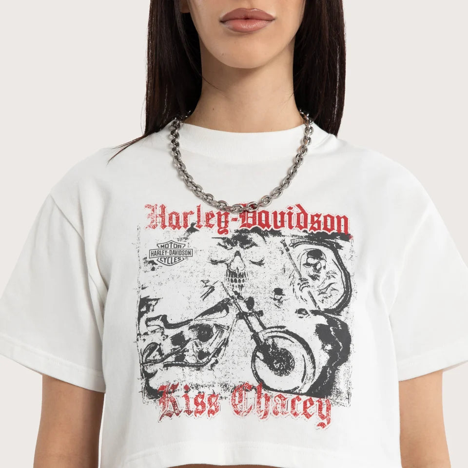 KSCY Breakout Crop Tee Natural White