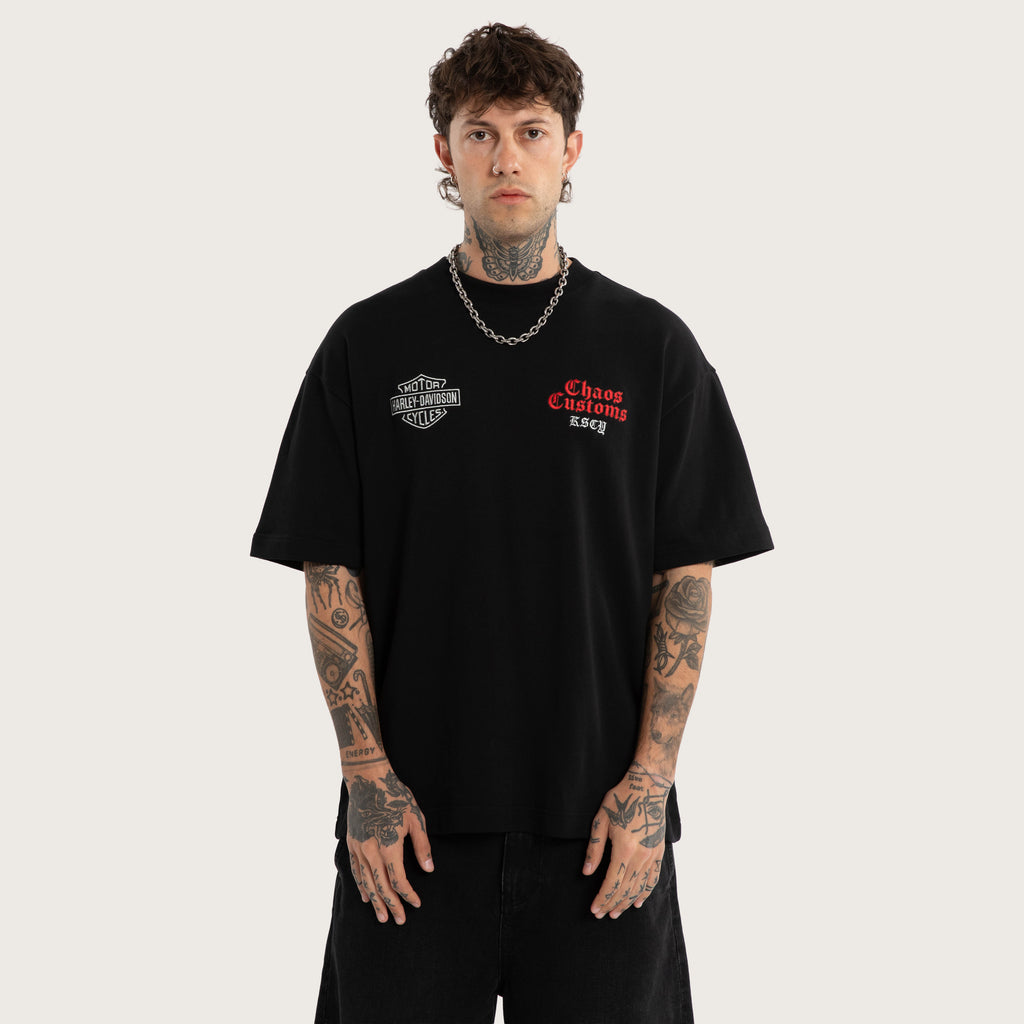 KSCY Rev Loopback Street Tee Jet Black