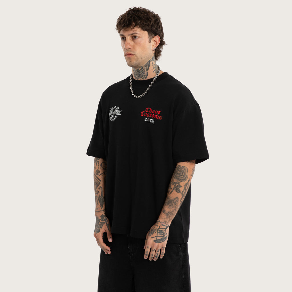 KSCY Rev Loopback Street Tee Jet Black