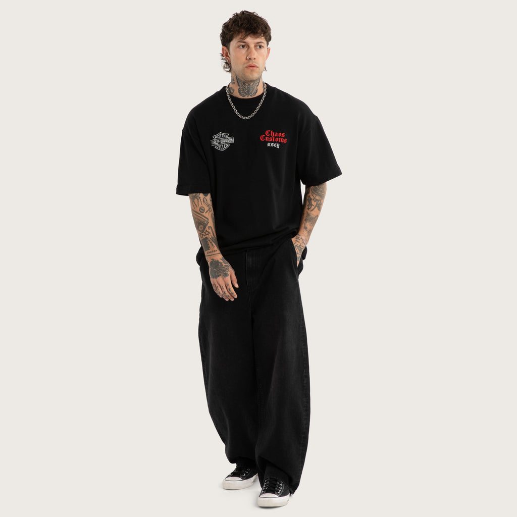 KSCY Rev Loopback Street Tee Jet Black