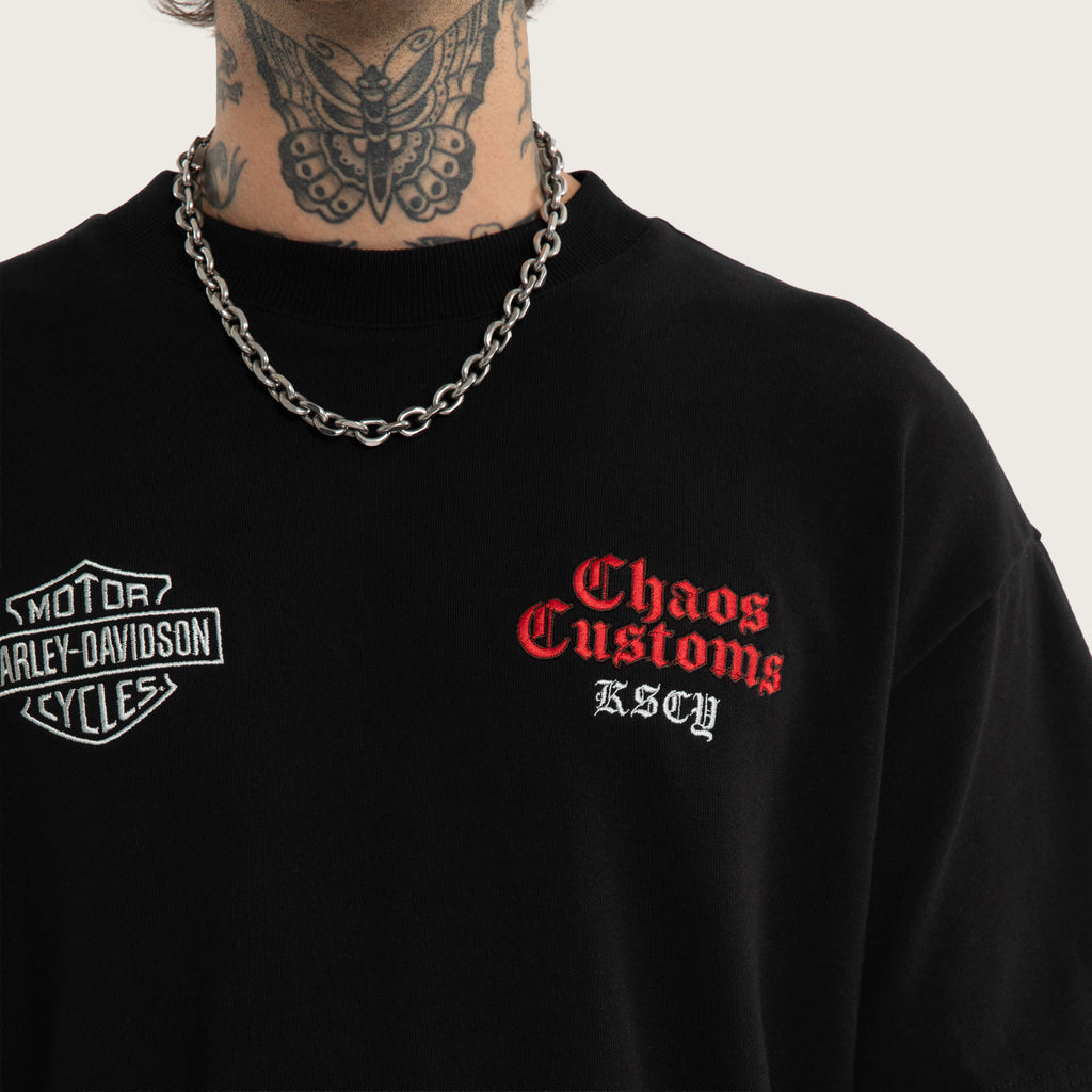 KSCY Rev Loopback Street Tee Jet Black