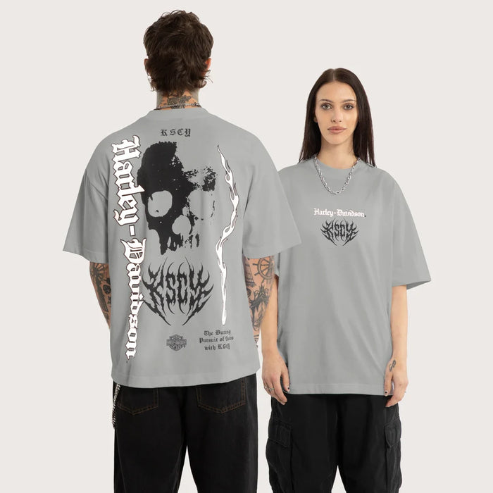 KSCY Burnout Street Tee Pigment Ultimate Grey
