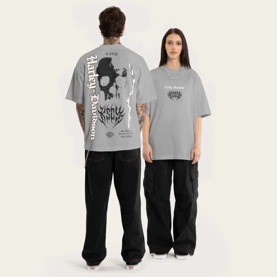 KSCY Burnout Street Tee Pigment Ultimate Grey