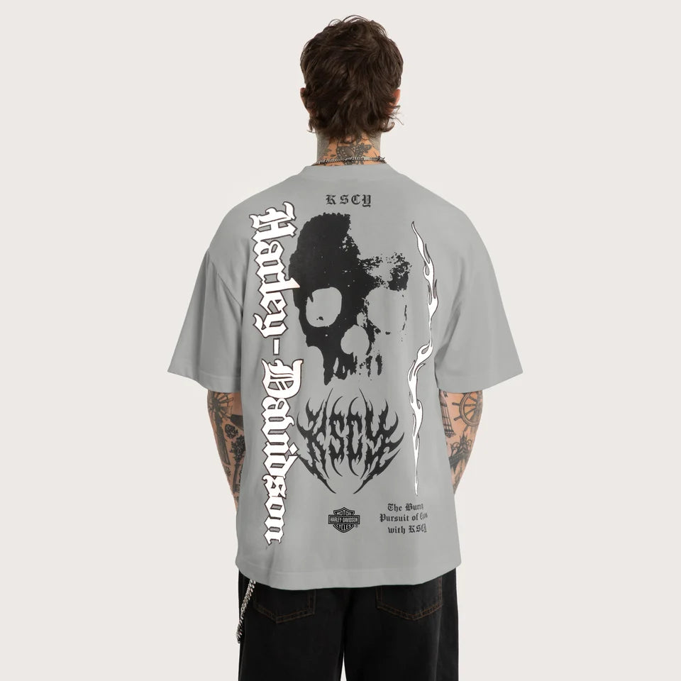 KSCY Burnout Street Tee Pigment Ultimate Grey