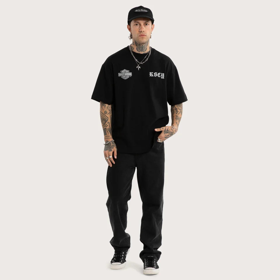 KSCY Scrambler Street Tee Jet Black