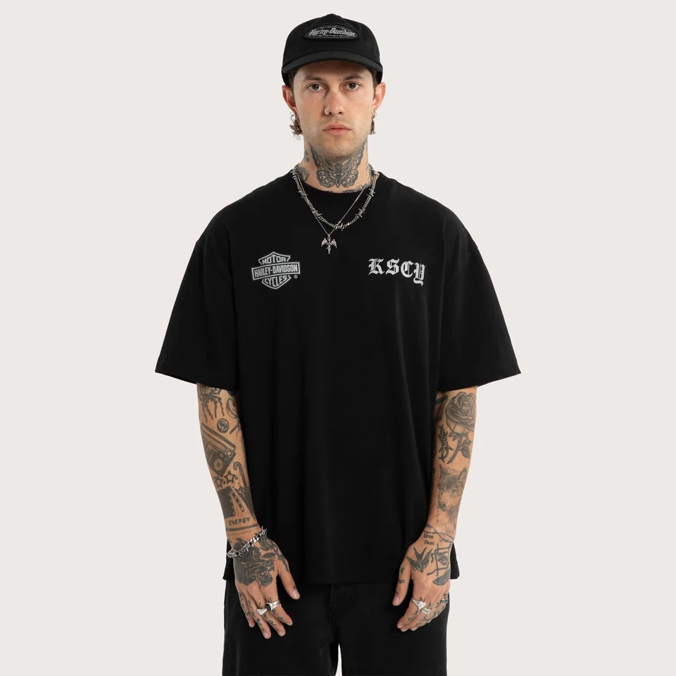KSCY Scrambler Street Tee Jet Black
