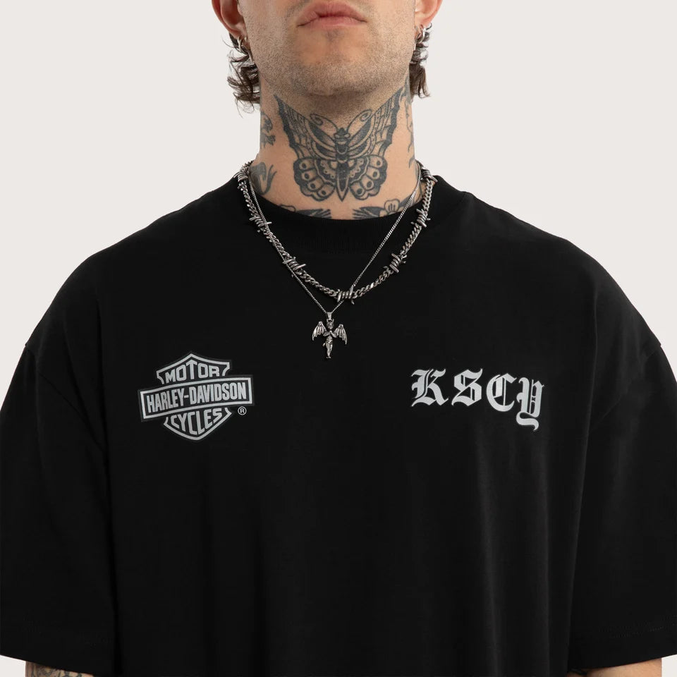 KSCY Scrambler Street Tee Jet Black
