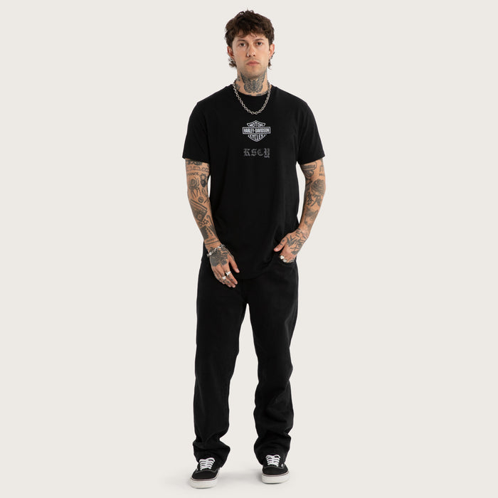 KSCY Carve Dual Curved Tee Jet Black