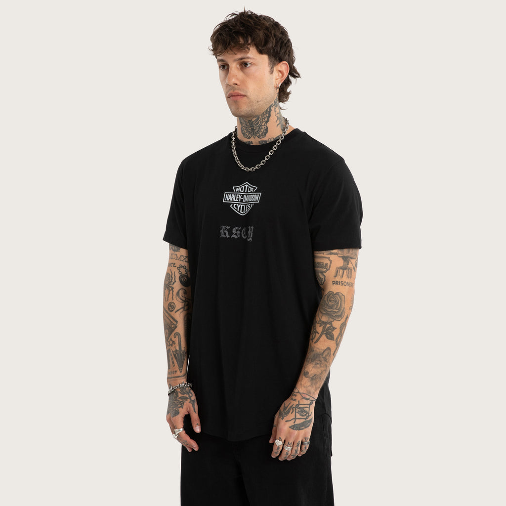 KSCY Carve Dual Curved Tee Jet Black