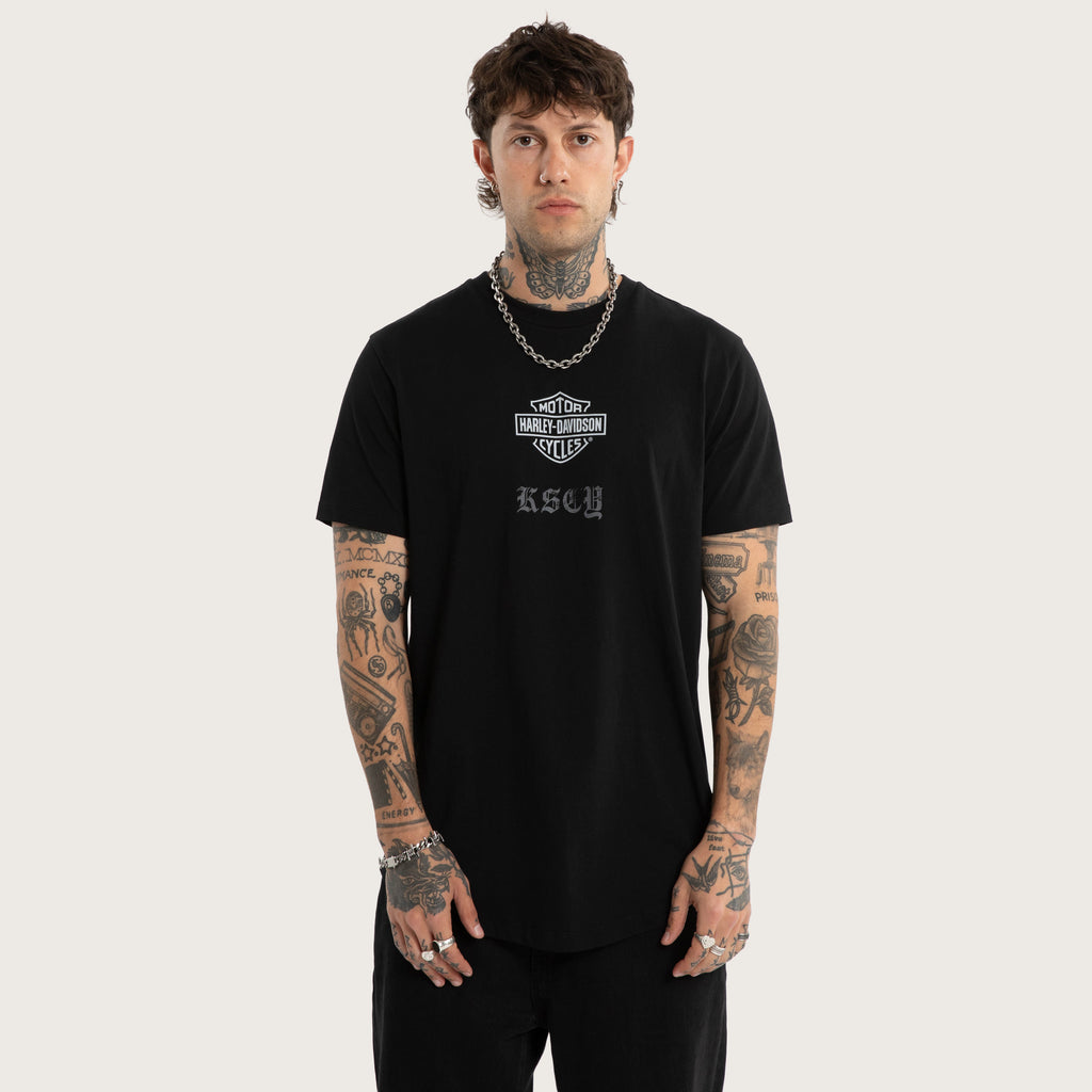 KSCY Carve Dual Curved Tee Jet Black