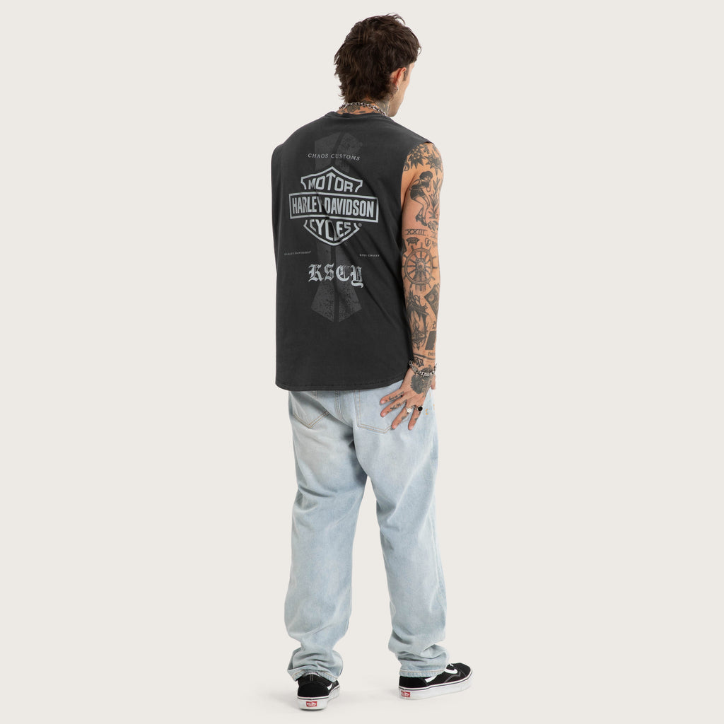 KSCY Throttle Dual Curved Muscle Pigment Black