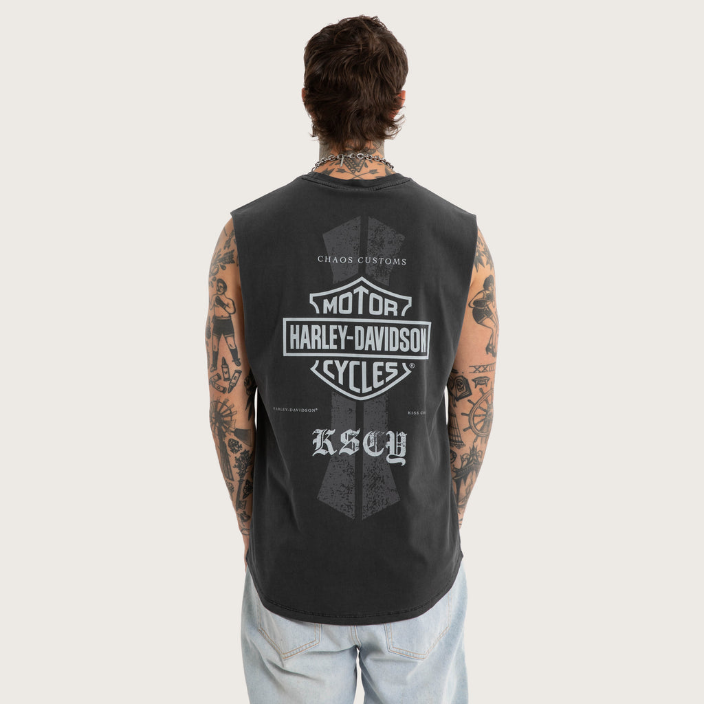 KSCY Throttle Dual Curved Muscle Pigment Black