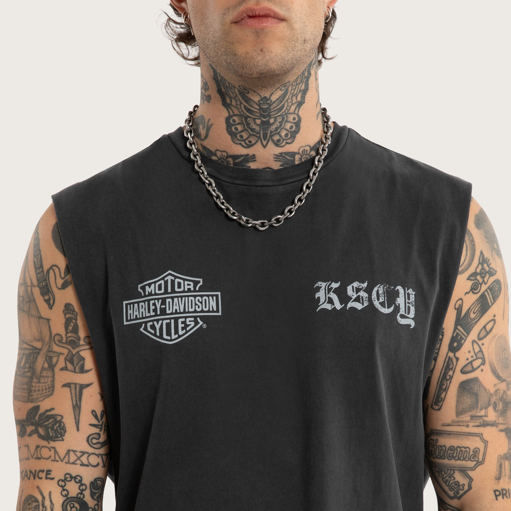 KSCY Throttle Dual Curved Muscle Pigment Black