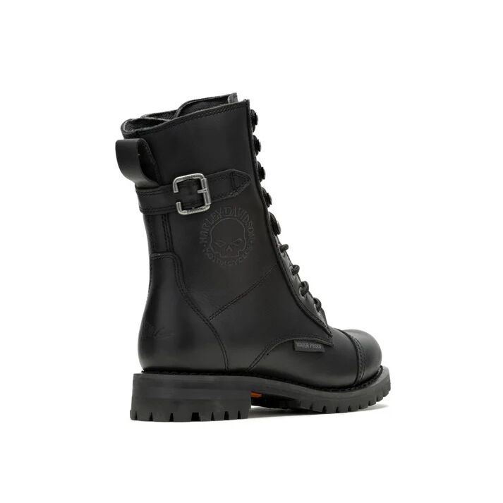 Harley-Davidson Balsa Skull Waterproof Womens Motorcycle Boots - Black