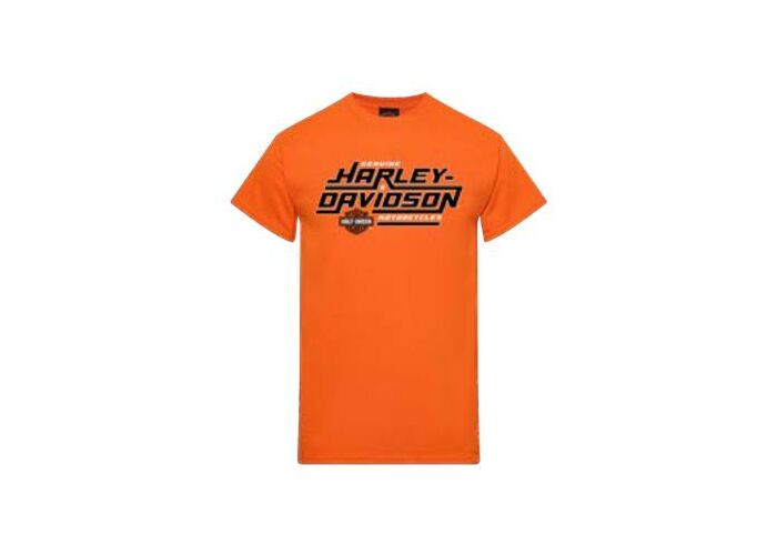 Harley-Davidson Men's Rush Short Sleeve T-Shirt Orange
