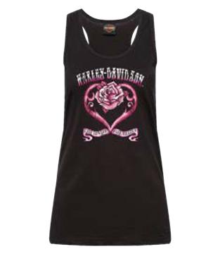 HARLEY-DAVIDSON MENS LOVELY TANK TOP POLY-BLEND