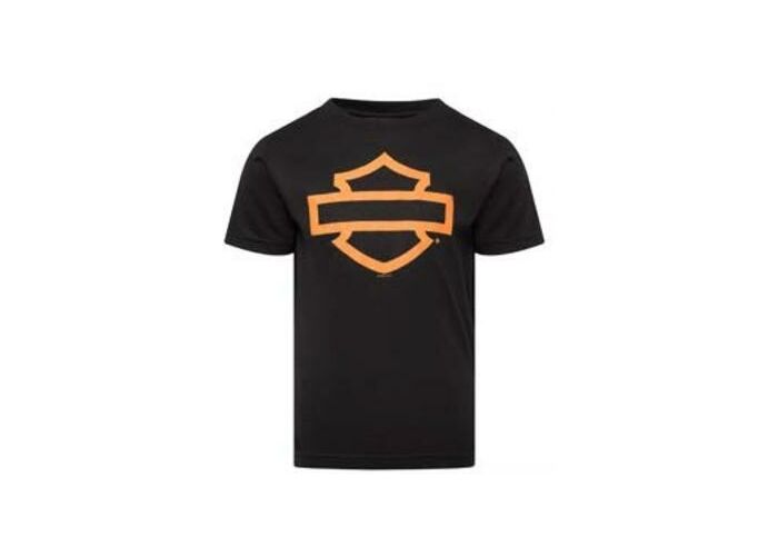 Harley-Davidson Kids Open B&S S/S Tee Black FB40294907-C
