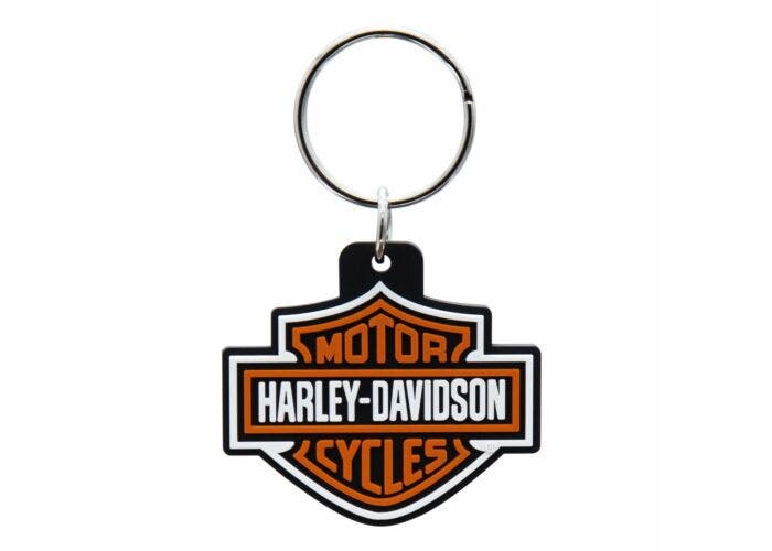 HARLEY-DAVIDSON KEY CHAIN PVC B&S