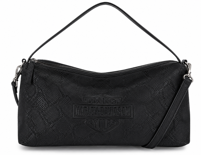 Harley-Davidson Women's Snake Short Shoulder XB Bag Black