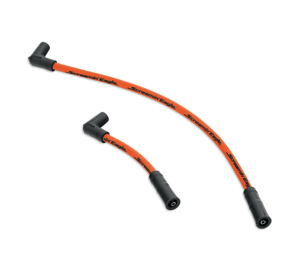 Screamin' Eagle 10mm Phat Spark Plug Wires Orange
