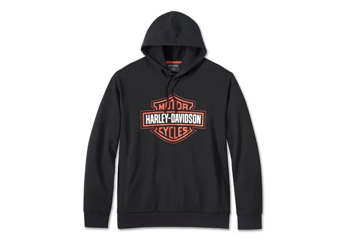 HARLEY-DAVIDSON BAR & SHIELD BLACK HOODIE - DEALER