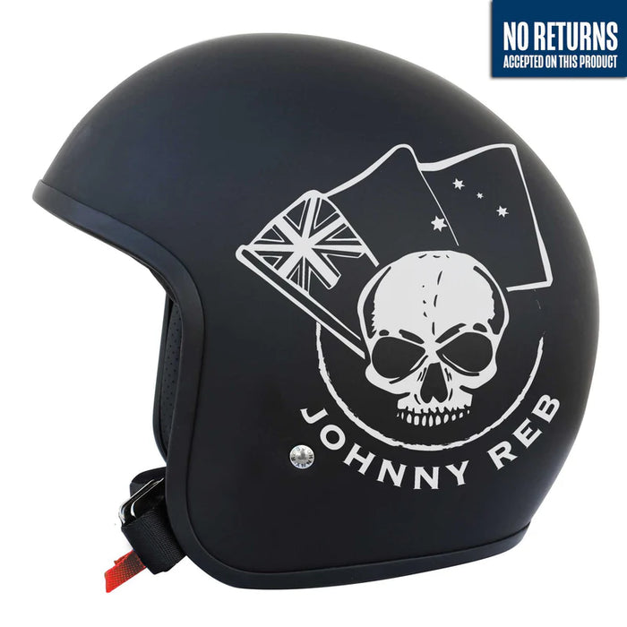 Burke Aussie Skull Open Face Helmet