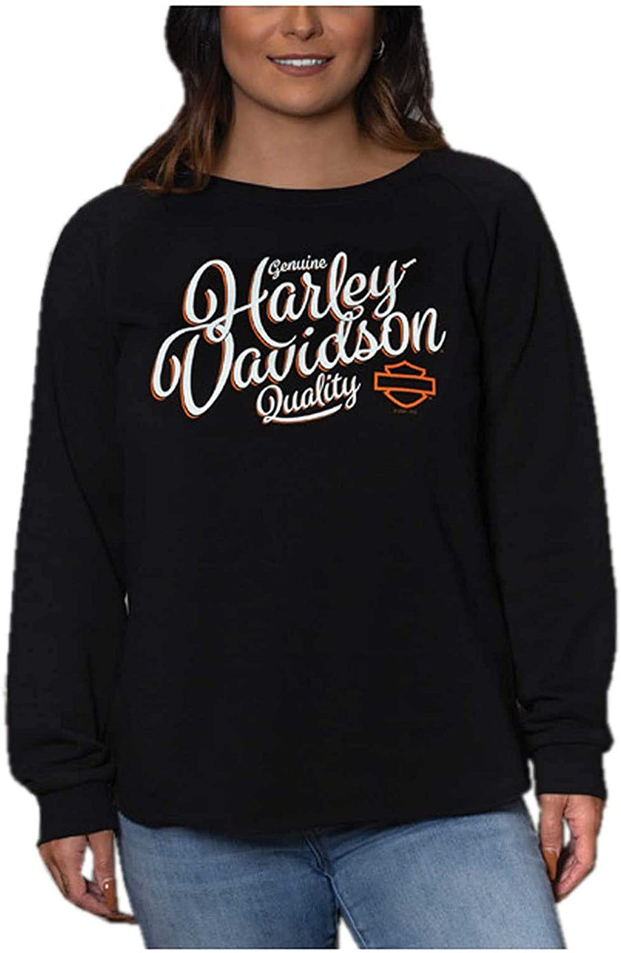 Harley-Davidson Women's Moonshine Crew-DEALER BRANDED