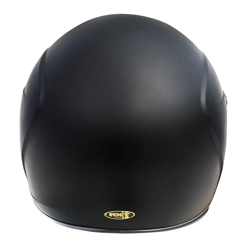 RXT MAYHEM Matt Black Motorcycle Helmet